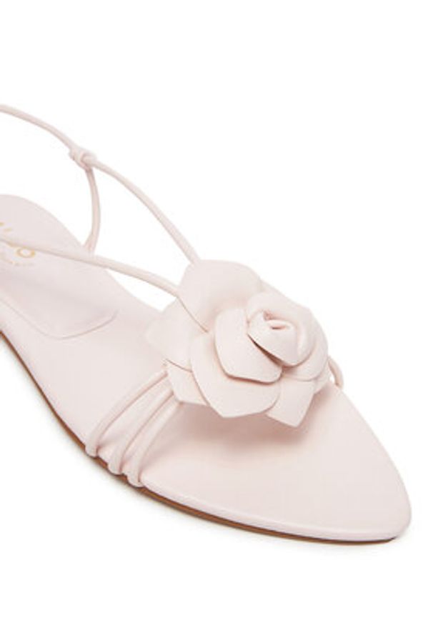 Aldo Sandały Gardenia 13986282 Różowy. Kolor: różowy. Materiał: skóra