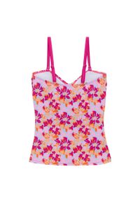 Regatta - Top Tankini W Kwiaty Dla Pań I Panów Aceana III Summer. Kolor: różowy. Wzór: kwiaty