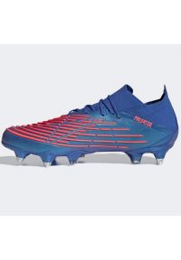 Adidas - Buty piłkarskie adidas Predator Edge.1 L Sg M H02973 niebieskie niebieskie. Zapięcie: sznurówki. Kolor: niebieski. Materiał: syntetyk. Sport: piłka nożna #4