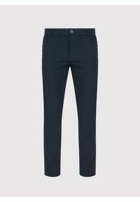Pako Lorente - PAKO LORENTE - Granatowe spodnie męskie. Okazja: na co dzień. Kolor: niebieski. Materiał: bawełna, elastan. Sezon: wiosna. Styl: casual #5