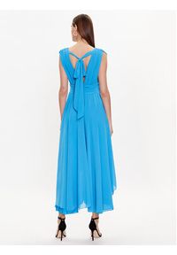 ViCOLO Sukienka koktajlowa TE0064 Niebieski Regular Fit. Kolor: niebieski. Materiał: syntetyk. Styl: wizytowy #4