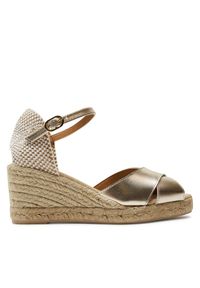 Geox Espadryle D Gelsa Low D45NGA 000CF C2012 Złoty. Kolor: złoty. Materiał: materiał