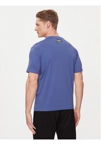 EA7 Emporio Armani T-Shirt 3DPT44 PJ02Z 1557 Niebieski Regular Fit. Kolor: niebieski. Materiał: bawełna