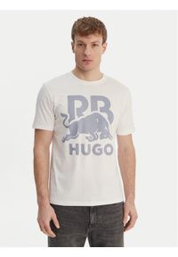 Hugo - HUGO T-Shirt Dlix_RB 50559696 Biały Regular Fit. Kolor: biały. Materiał: bawełna #1
