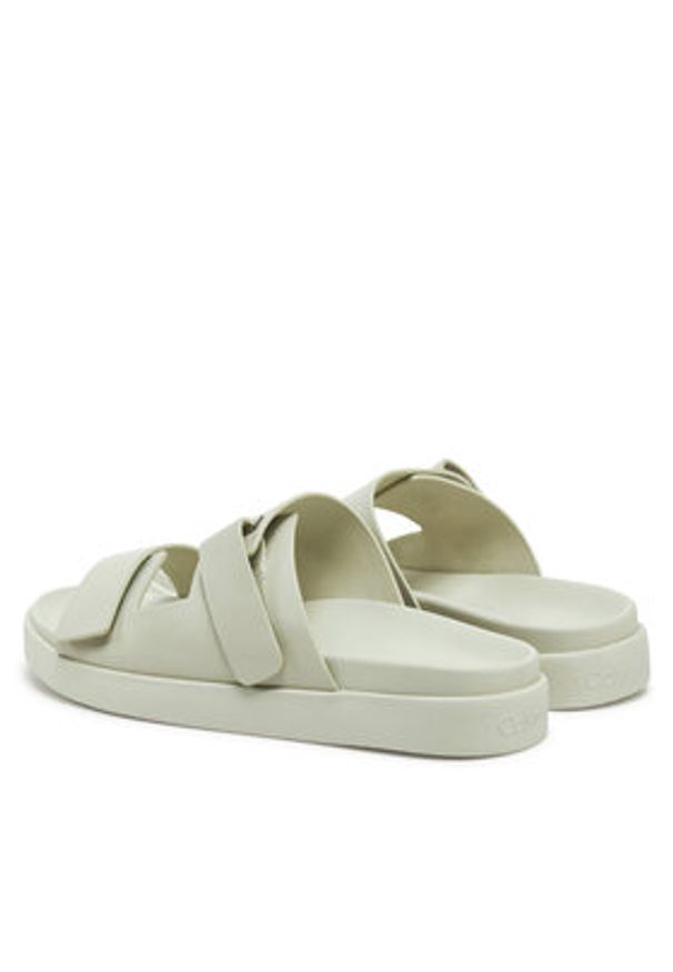 Calvin Klein Sandały HW0HW02489 Beżowy. Kolor: beżowy. Materiał: skóra