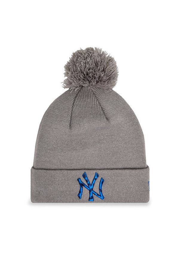 New Era Czapka Infill Bobble Nyy 60364328 Szary. Kolor: szary. Materiał: akryl, materiał