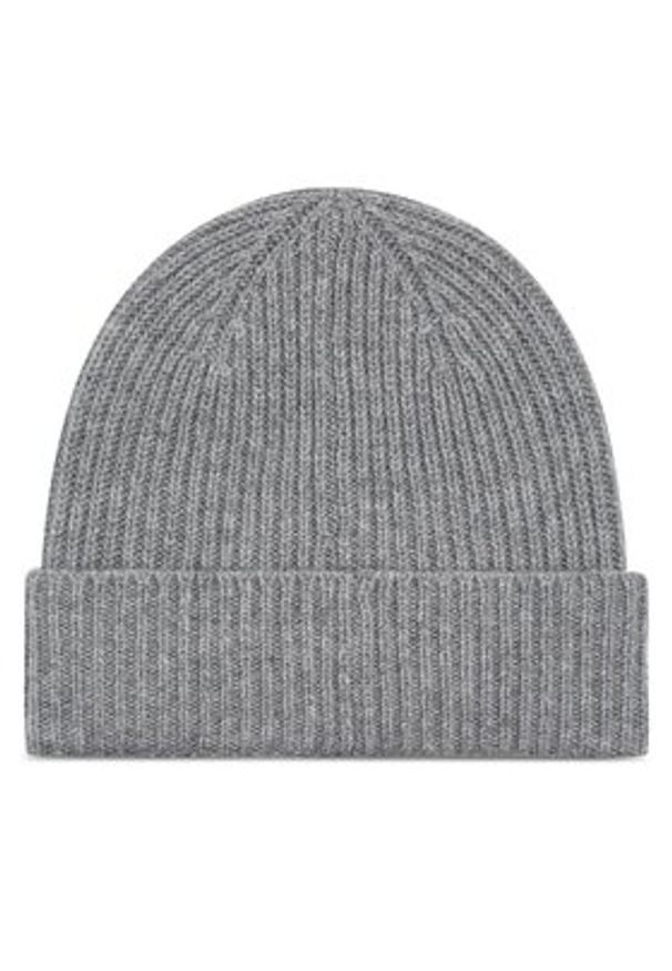 TOMMY HILFIGER - Tommy Hilfiger Czapka Cashmere Chic Beanie AW0AW15321 Szary. Kolor: szary. Materiał: kaszmir