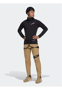Adidas - adidas Polar Techrock Flooce Wind Hooded Jacket HF0726 Czarny. Kolor: czarny. Materiał: syntetyk #7