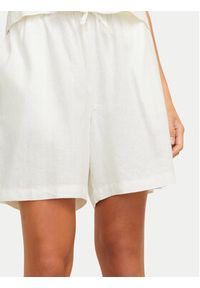 JJXX Szorty materiałowe Breeze 12269727 Biały Relaxed Fit. Kolor: biały. Materiał: len, wiskoza #3