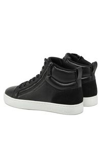 Calvin Klein Jeans Sneakersy Classic Cupsole Zip Mid In YM0YM01156 Czarny. Kolor: czarny. Materiał: skóra