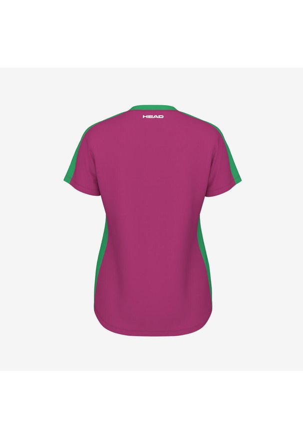 Head - T-Shirt damski TIE-BREAK. Kolor: różowy. Sport: tenis