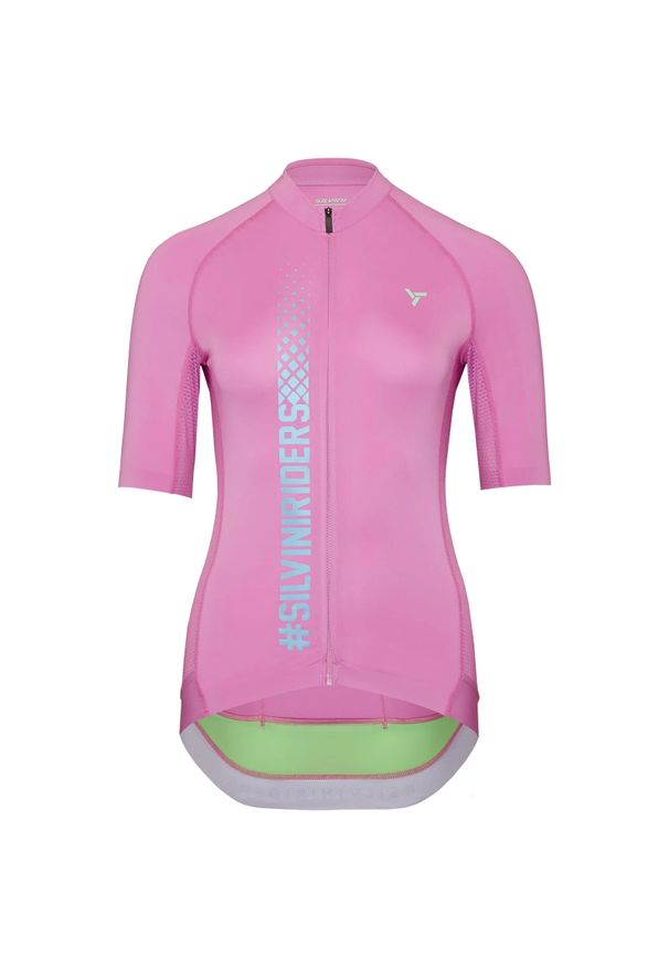 Silvini - Koszulka rowerowa (z krótkim rękawem) damska SILVINI Women Jersey MAZZANA. Kolor: różowy. Materiał: jersey. Długość rękawa: krótki rękaw. Długość: krótkie