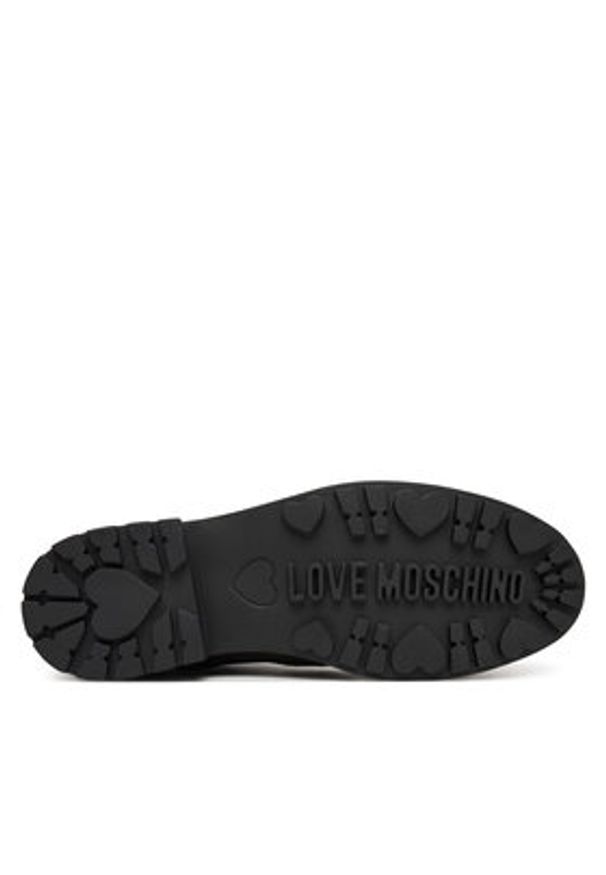 Love Moschino - LOVE MOSCHINO Trzewiki JA24254G0NIG0313 Brązowy. Kolor: brązowy. Materiał: skóra, zamsz