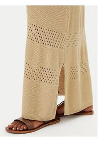 SELMARK - Selmark Sukienka letnia BC199 Beżowy Slim Fit. Kolor: beżowy. Materiał: wiskoza. Sezon: lato #4