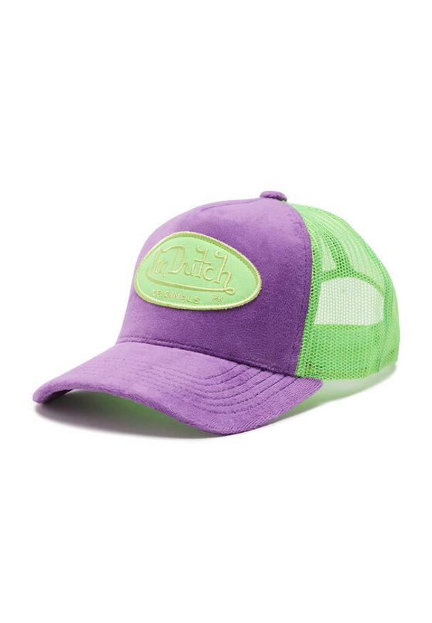 Czapka z daszkiem Von Dutch. Kolor: fioletowy