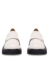 Badura Loafersy WFA2588-1Z Biały. Kolor: biały. Materiał: skóra, lakier