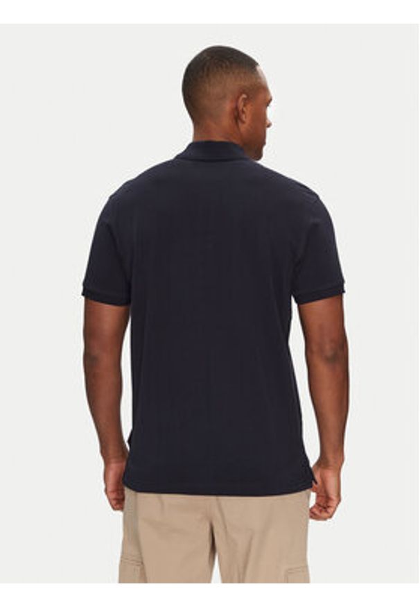 Napapijri Polo E-Clanis NP0A4ID31761 Granatowy Regular Fit. Typ kołnierza: polo. Kolor: niebieski. Materiał: bawełna