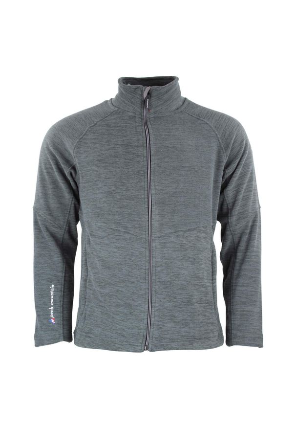 PEAK MOUNTAIN - Polar Peak Mountain Croco. Kolor: szary. Materiał: polar. Sezon: zima. Styl: wakacyjny