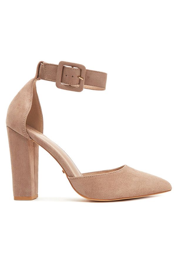 Czółenka DeeZee. Kolor: beżowy