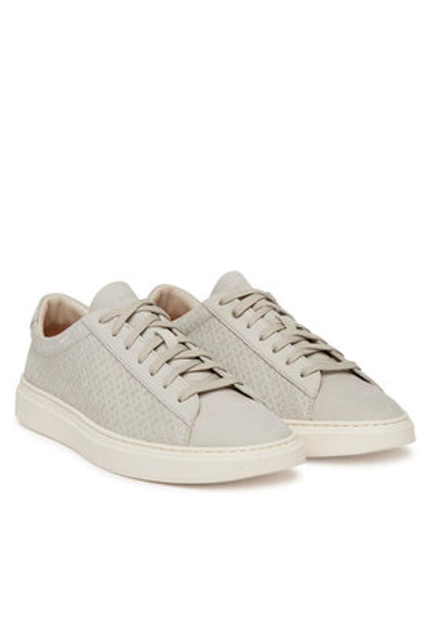 BOSS Sneakersy Kieran Tenn 50542092 Beżowy. Kolor: beżowy. Materiał: skóra, zamsz