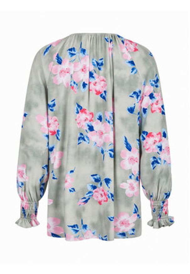 Marc Aurel Bluzka 6095 1000 93189 Zielony Relaxed Fit. Kolor: zielony. Materiał: wiskoza
