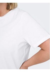 ONLY Carmakoma T-Shirt 15287998 Biały Regular Fit. Kolor: biały #5