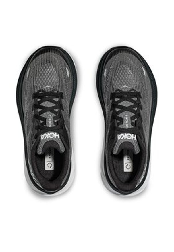 HOKA - Hoka Buty do biegania Clifton 9 Youth 1131170 Szary. Kolor: szary. Materiał: mesh, materiał