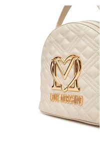 Love Moschino - LOVE MOSCHINO Plecak JC4304PP0MK1211A Écru. Materiał: skóra