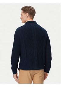 Tommy Jeans Sweter DM0DM23405 Granatowy Regular Fit. Kolor: niebieski. Materiał: bawełna #5