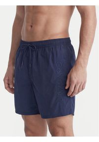 Calvin Klein Swimwear Szorty kąpielowe LV00N61029 Granatowy Regular Fit. Kolor: niebieski. Materiał: syntetyk #1