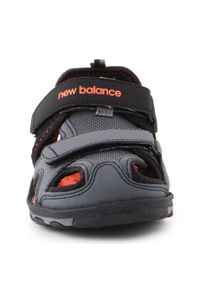 Sandały New Balance Kids Expedition Sandal Jr K2005BON czarne niebieskie. Zapięcie: rzepy. Kolor: czarny, niebieski, wielokolorowy. Materiał: syntetyk, materiał. Sport: turystyka piesza #4