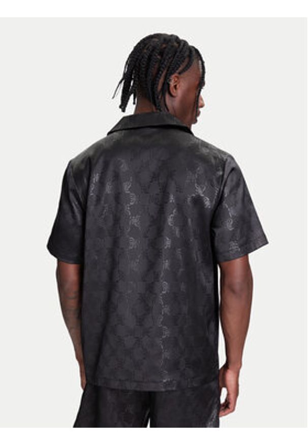 Karl Kani Koszula Signature All Over Print Resort PD00005369 Czarny Regular Fit. Kolor: czarny. Materiał: syntetyk. Wzór: nadruk