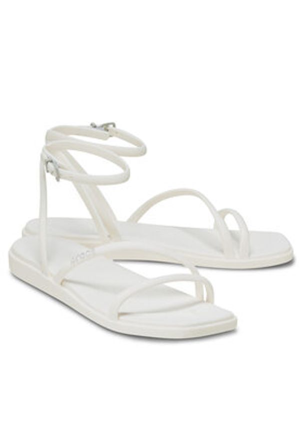 Crocs Sandały Miami Ankle Strap Sandal 212256 Beżowy. Kolor: beżowy