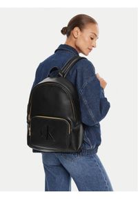 Calvin Klein Plecak Bold Ck Backpack LV04F3233G Czarny. Kolor: czarny. Materiał: skóra #1