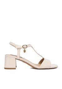 Nine West Sandały CEO-LS505187-14 Beżowy. Kolor: beżowy. Materiał: materiał #1