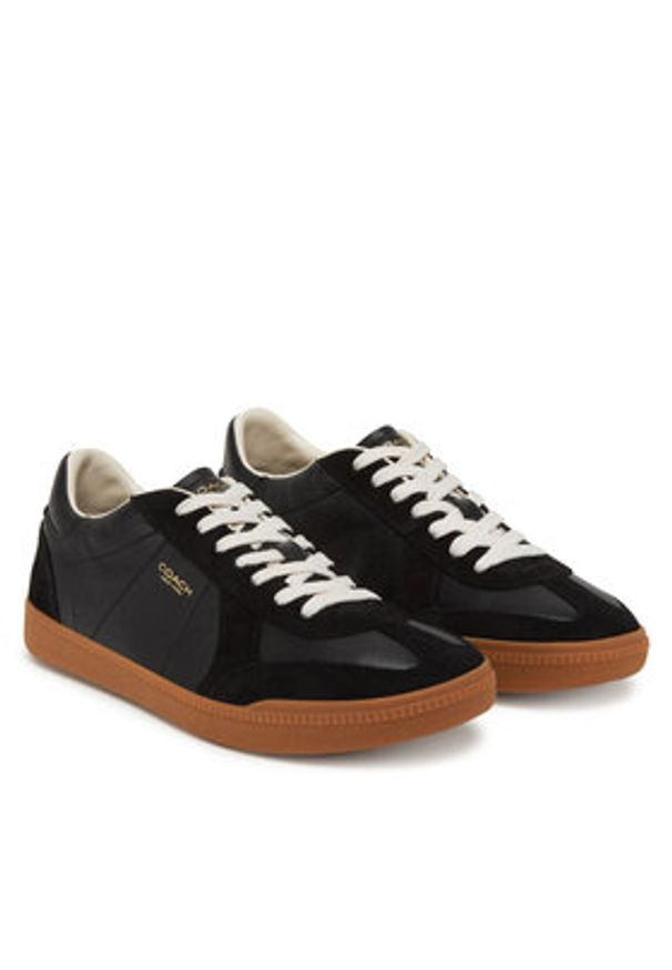 Coach Sneakersy Ellis CAQ33 Czarny. Kolor: czarny. Materiał: skóra