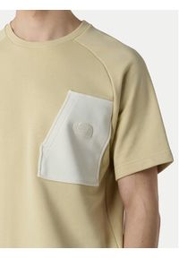 The North Face T-Shirt Terry NF0A8C28 Beżowy Relaxed Fit. Kolor: beżowy. Materiał: syntetyk, bawełna