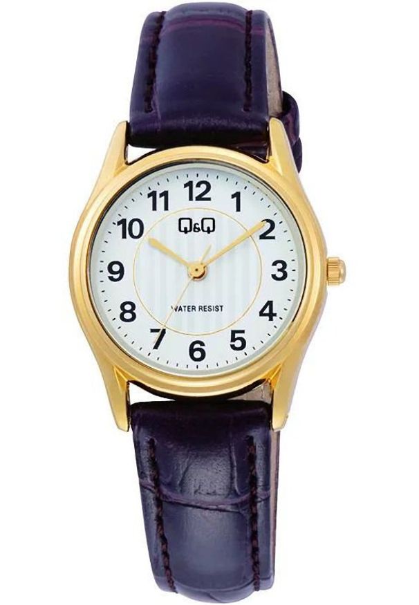 Zegarek Q&Q C49A-003P damski klasyczny biała tarcza cyfry .. Kolor: biały. Styl: klasyczny