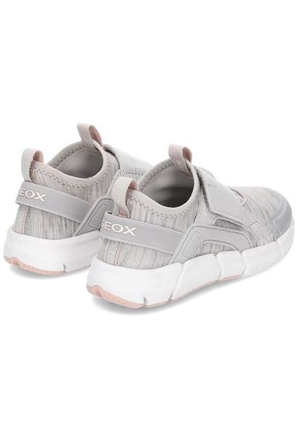 Buty do chodzenia dla dzieci Geox Junior Flexyper. Zapięcie: rzepy. Kolor: wielokolorowy, szary. Materiał: materiał, syntetyk, tkanina. Szerokość cholewki: normalna. Sport: turystyka piesza
