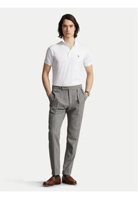 Polo Ralph Lauren Polo 710685514001 Biały Slim Fit. Typ kołnierza: polo. Kolor: biały. Materiał: bawełna #4