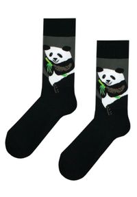 His Story - Tematyczne Skarpetki Bawełniane - Panda z Bambusem. Materiał: elastan, bawełna, poliamid #2