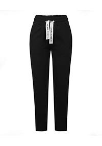 CUORI e PICCHE - Czarne spodnie dresowe Uno. Kolor: czarny. Materiał: dresówka #2