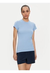 Helly Hansen Koszulka techniczna W Hh Tech T-Shirt 48373 Niebieski Slim Fit. Kolor: niebieski. Materiał: syntetyk #1