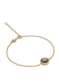 Tory Burch Bransoletka Kira Enamel Chain Bracelet 90284 Złoty. Materiał: złote. Kolor: złoty #1