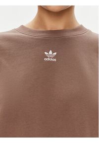 Adidas - adidas Bluza adicolor Essentials IR5971 Brązowy Oversize. Kolor: brązowy. Materiał: bawełna #4