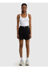 Big-Star - Szorty damskie bawełniane czarne Elia 906. Kolor: czarny. Materiał: bawełna. Długość: krótkie. Sezon: lato. Styl: elegancki #4