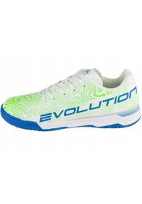 Joma - Skórzane Buty Piłkarskie Evolution Dla Dzieci. Kolor: biały. Materiał: skóra. Sport: piłka nożna