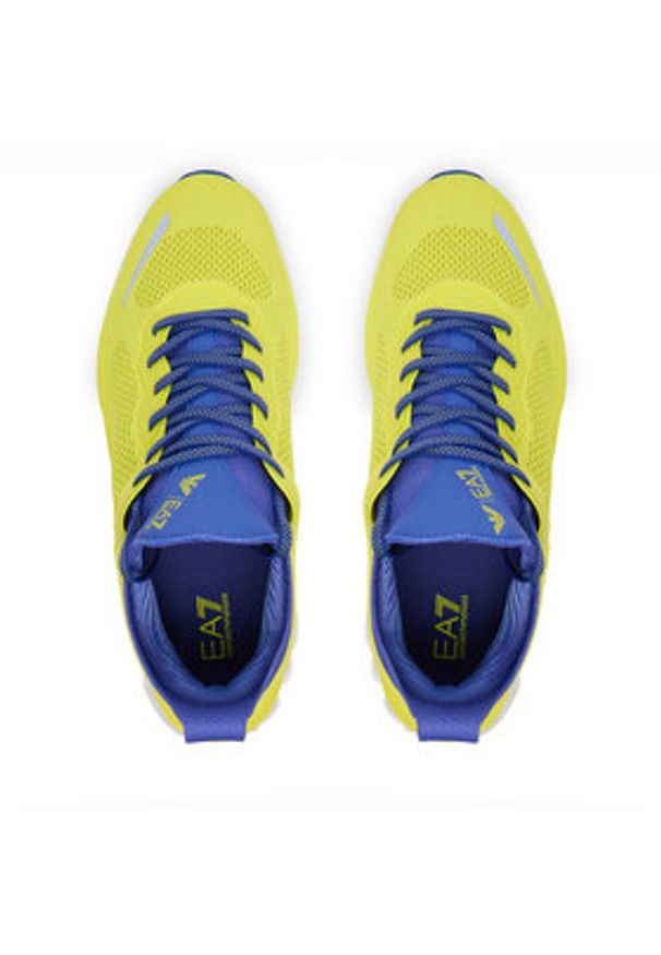 EA7 Emporio Armani Sneakersy X8X246 XK443 MZ610 Żółty. Kolor: żółty. Materiał: materiał