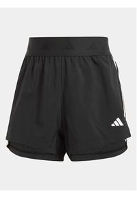 Adidas - adidas Szorty sportowe Hyperglam IT4665 Czarny Regular Fit. Kolor: czarny. Materiał: syntetyk #4