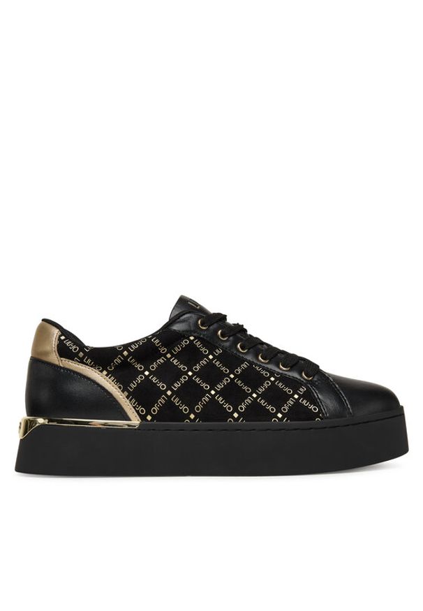Liu Jo Sneakersy Pretty 06 BF5041 PX550 Czarny. Kolor: czarny. Materiał: skóra
